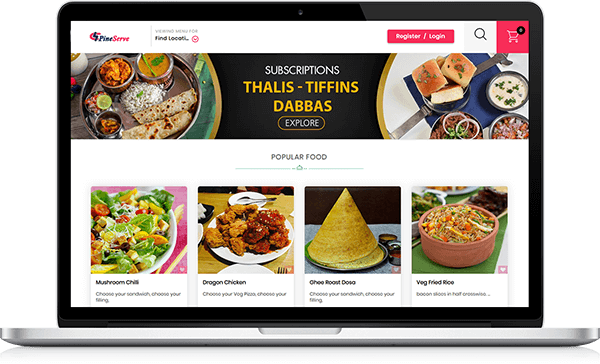 Online Ordering ecommerce Software System App